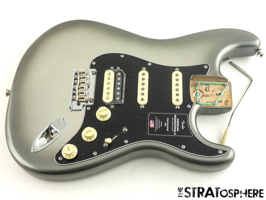 Fender American Professional II HSS Strat LOADED BODY Mercury $50 OFF