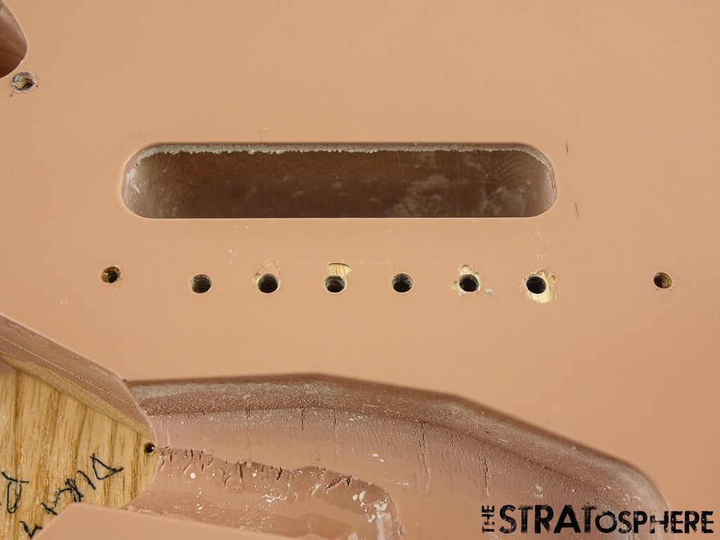 Fender Custom Shop 70th Annie 54 Strat NOS BODY, Ash Dirty Shell Pink $20 OFF