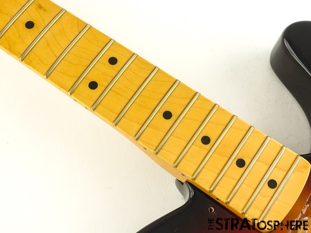 Fender AV II 1975 Tele Deluxe BODY + NECK, Telecaster Alder Maple 3TS