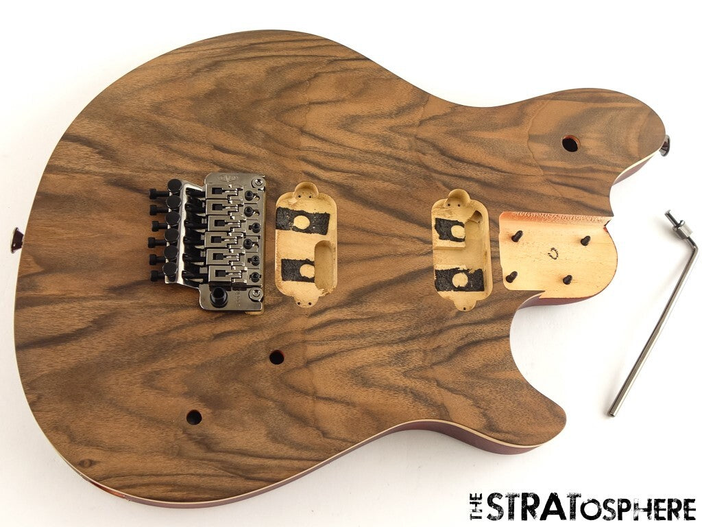 EVH Wolfgang Standard Exot BODY & HARDWARE Floyd Rose Black Walnut Top Natural