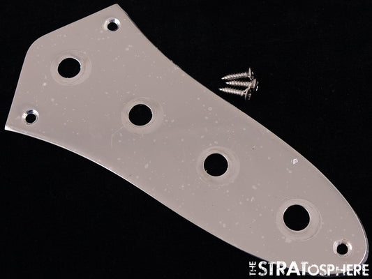 Fender Squier 70s Classic Vibe CV Jazz Bass, CONTROL PLATE, 1970s, Nickel!