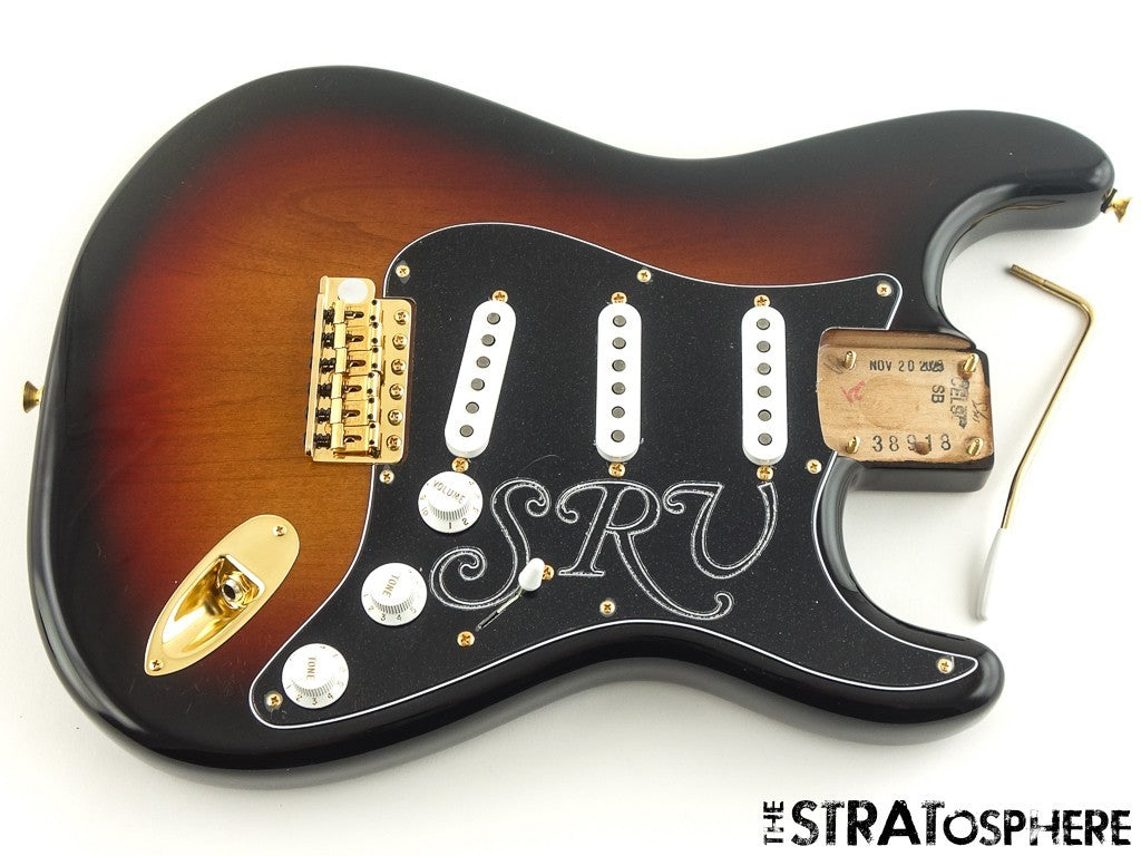 LOADED USA Fender Stevie Ray Vaughan SRV Strat BODY, Stratocaster 3TS Sunburst