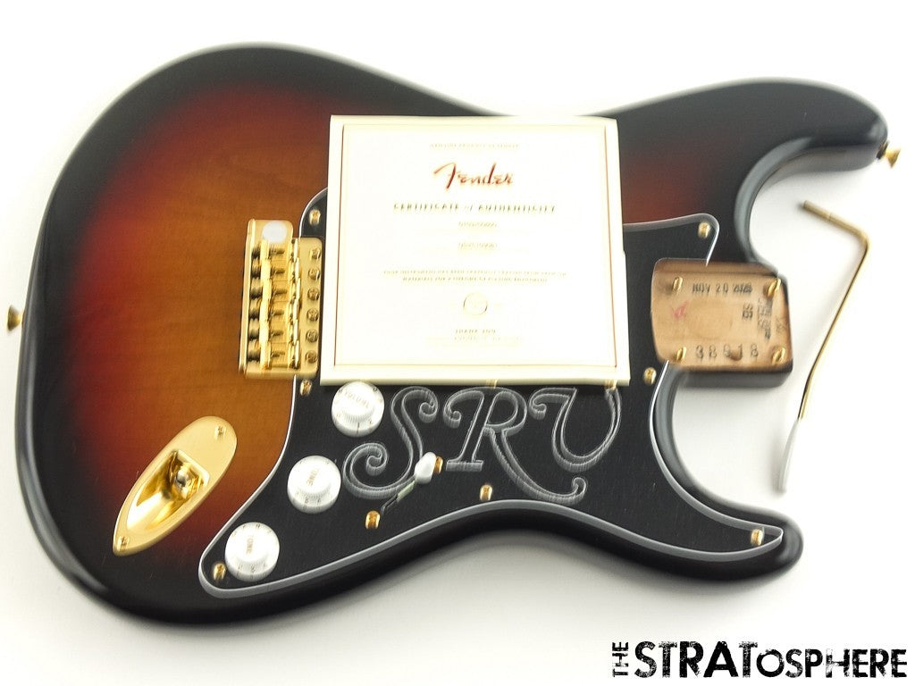 LOADED USA Fender Stevie Ray Vaughan SRV Strat BODY, Stratocaster 3TS Sunburst