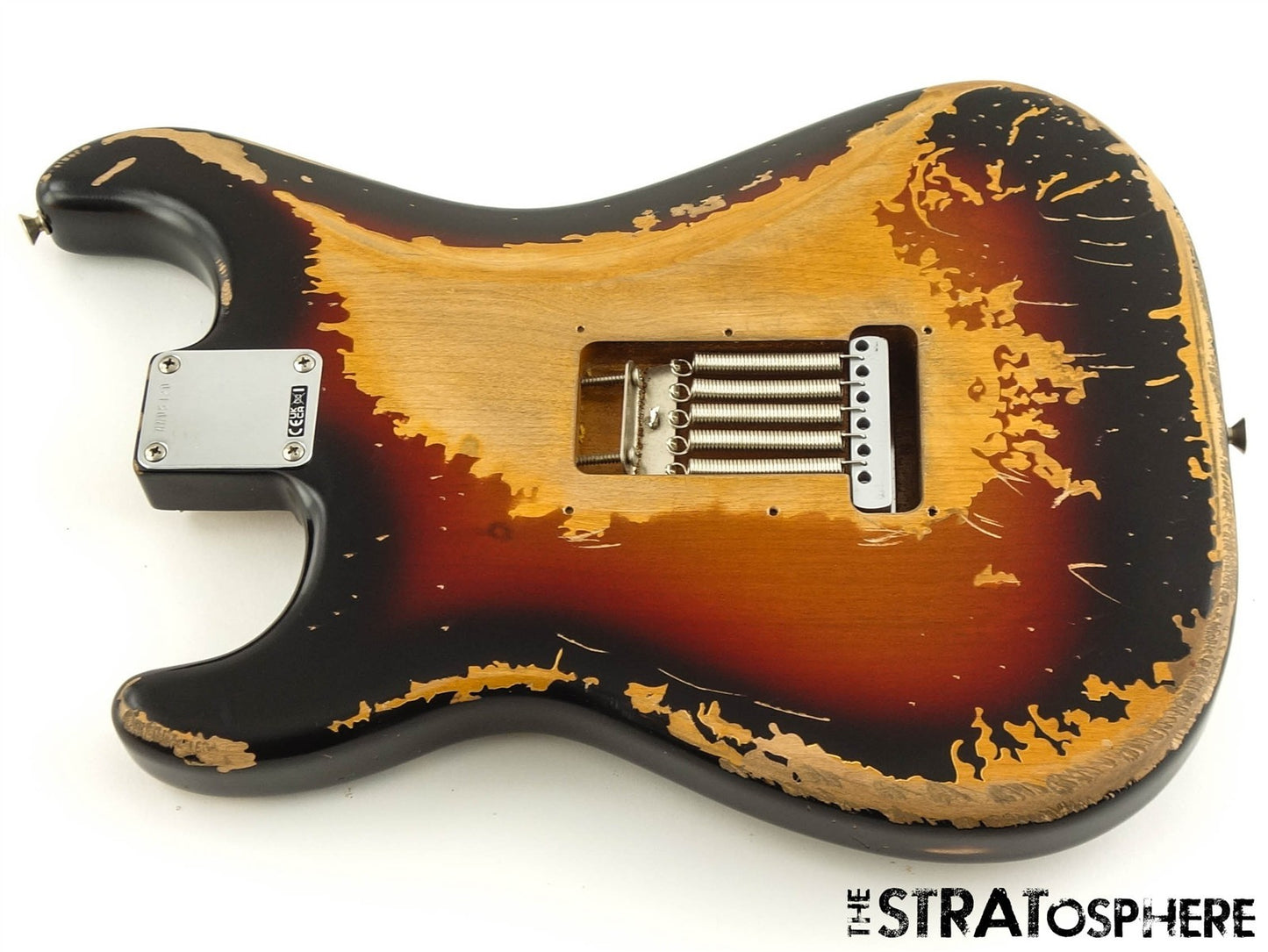 Fender Mike McCready Road Worn Stratocaster Strat BODY w/ HARDWARE, 3TS Sunburst