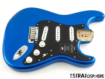 Fender American Ultra II Stratocaster Strat, LOADED BODY, Alder Noble Blue