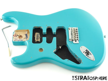 LEFTY Fender Player II Stratocaster BODY + HARDWARE Strat Alder Aquatone Blue