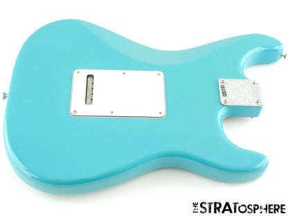LEFTY Fender Player II Stratocaster BODY + HARDWARE Strat Alder Aquatone Blue