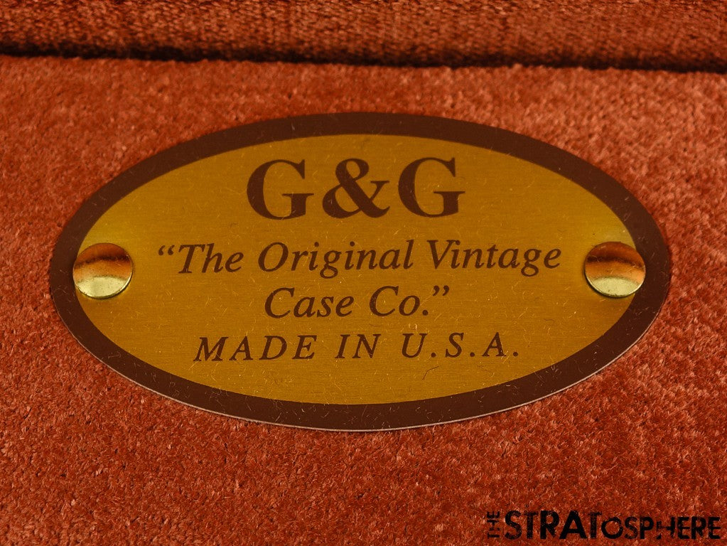 Fender Custom Shop G&G Brown HARDSHELL CASE, from Postmodern NOS Strat Relic..