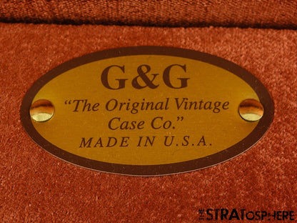 Fender Custom Shop G&G Brown HARDSHELL CASE, from Postmodern NOS Strat Relic..