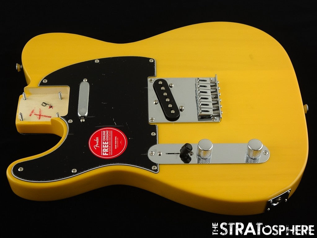 LEFTY Fender Squier Affinity Telecaster Tele LOADED BODY Butterscotch Blonde