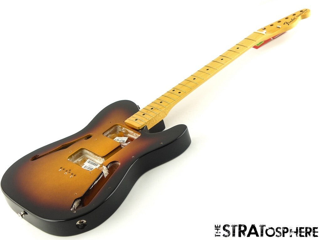 Fender AV II 1972 Tele Thinline BODY + NECK Telecaster Semi-Hollow Ash 3TS