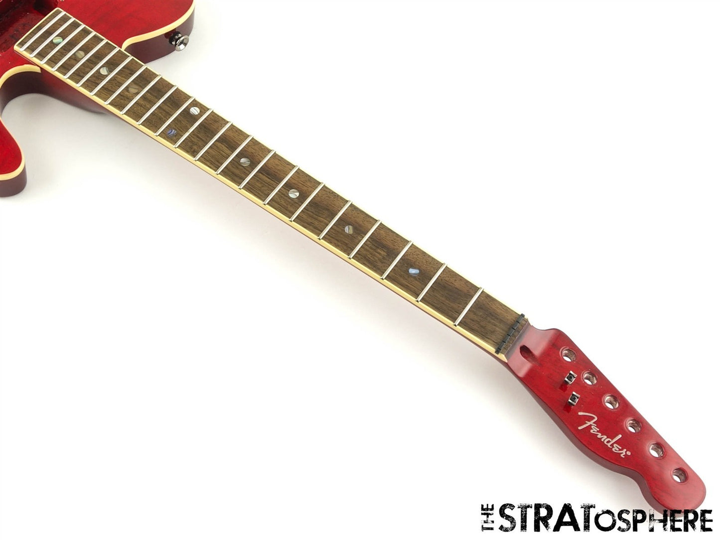 Fender Flame Maple Top Telecaster Tele BODY & NECK, FMT Set Neck CRT Crimson Red