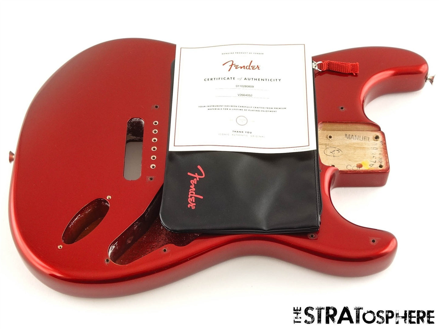 Fender AV II American Vintage 1965 Strat BODY Nitro Alder Candy Apple Red