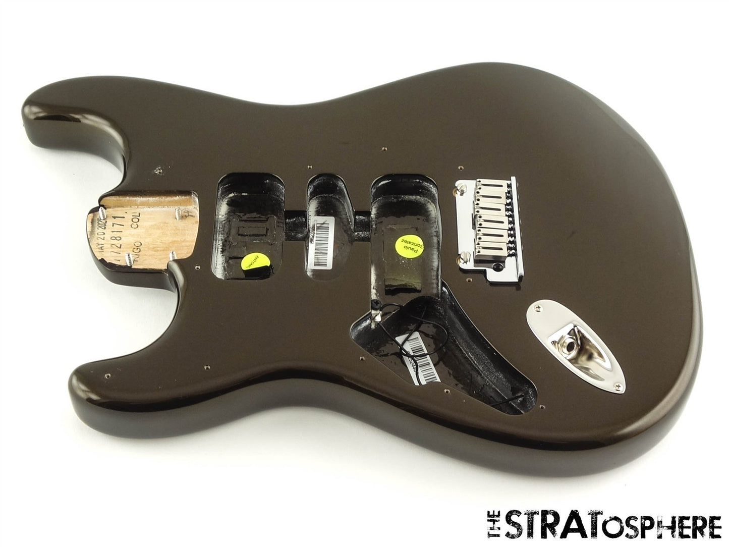 LEFTY Fender American Ultra II Stratocaster Strat, BODY + HARDWARE Texas Tea