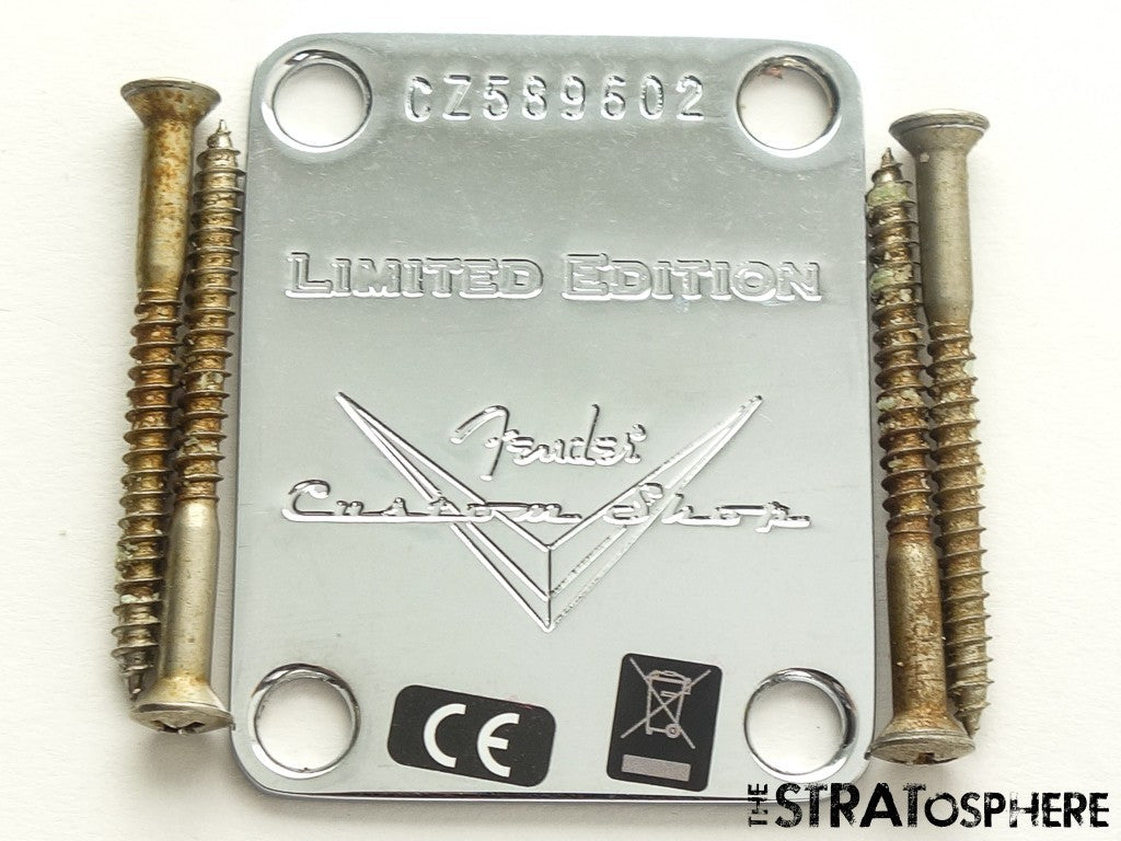 USA Fender Custom Shop 1960 Telecaster Custom Journeyman NECK PLATE Tele