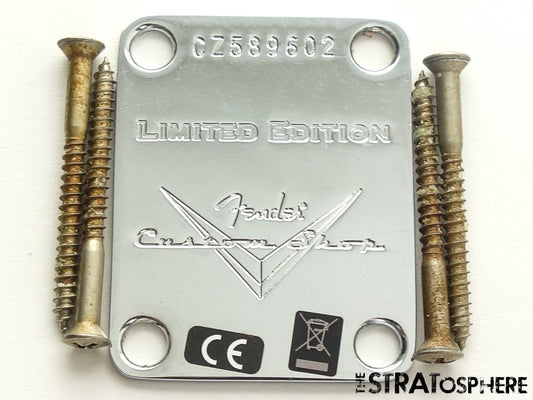 USA Fender Custom Shop 1960 Telecaster Custom Journeyman NECK PLATE Tele