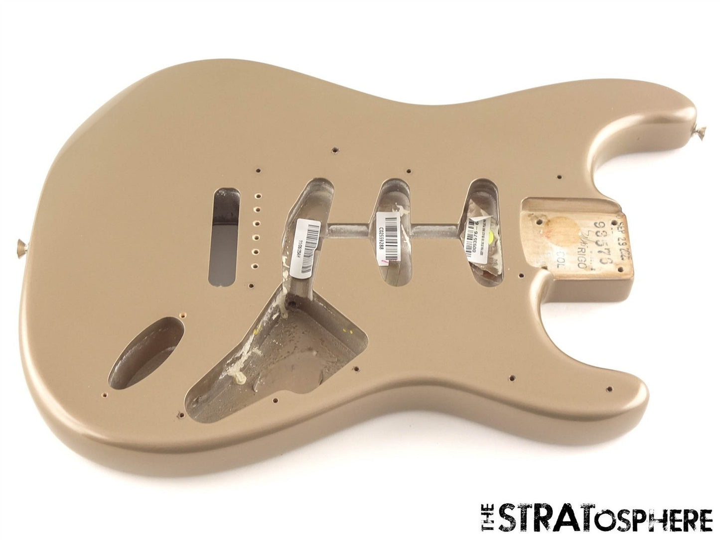 Fender AV II American Vintage 1965 Strat BODY Nitro Alder Shoreline Gold