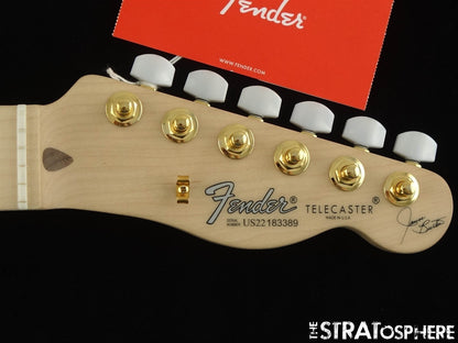 USA Fender JAMES BURTON Telecaster Tele NECK + TUNERS Maple, Satin 60s ''U'' Shape
