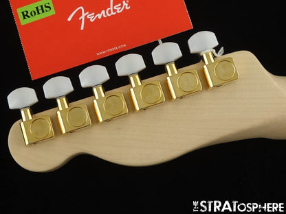 USA Fender JAMES BURTON Telecaster Tele NECK + TUNERS Maple, Satin 60s ''U'' Shape
