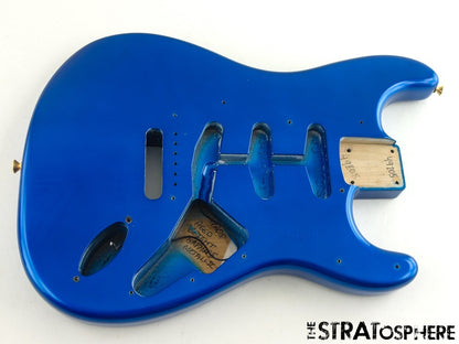Fender Custom Shop 70th Annie Stratocaster NOS BODY Strat Aged Bright Sapphire.