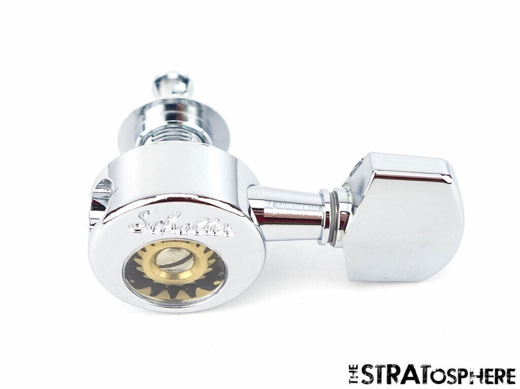 NEW Schaller Da Vinci CHROME TUNERS 3x3 18:1 Ratio Guitar DaVinci TK-0972-010
