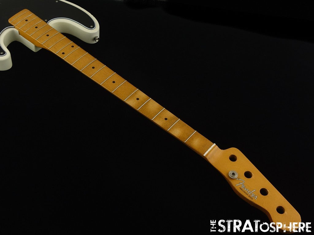Fender Mike Dirnt Road Worn Precision P Bass BODY & NECK Ash Nitro White Blonde