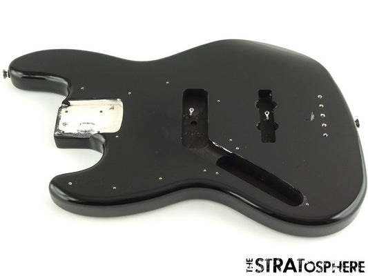 LEFTY Fender Squier Classic Vibe 70s J Jazz Bass BODY Guitar Parts Black