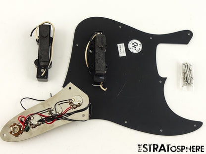 LEFTY Fender Squier Classic Vibe '70s Jazz Bass LOADED PICKGUARD, Guitar Black