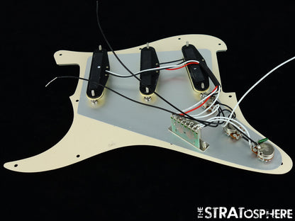 *NEW Wilkinson WOVS LOADED PICKGUARD for Fender Strat Aged Pearloid 11 Hole