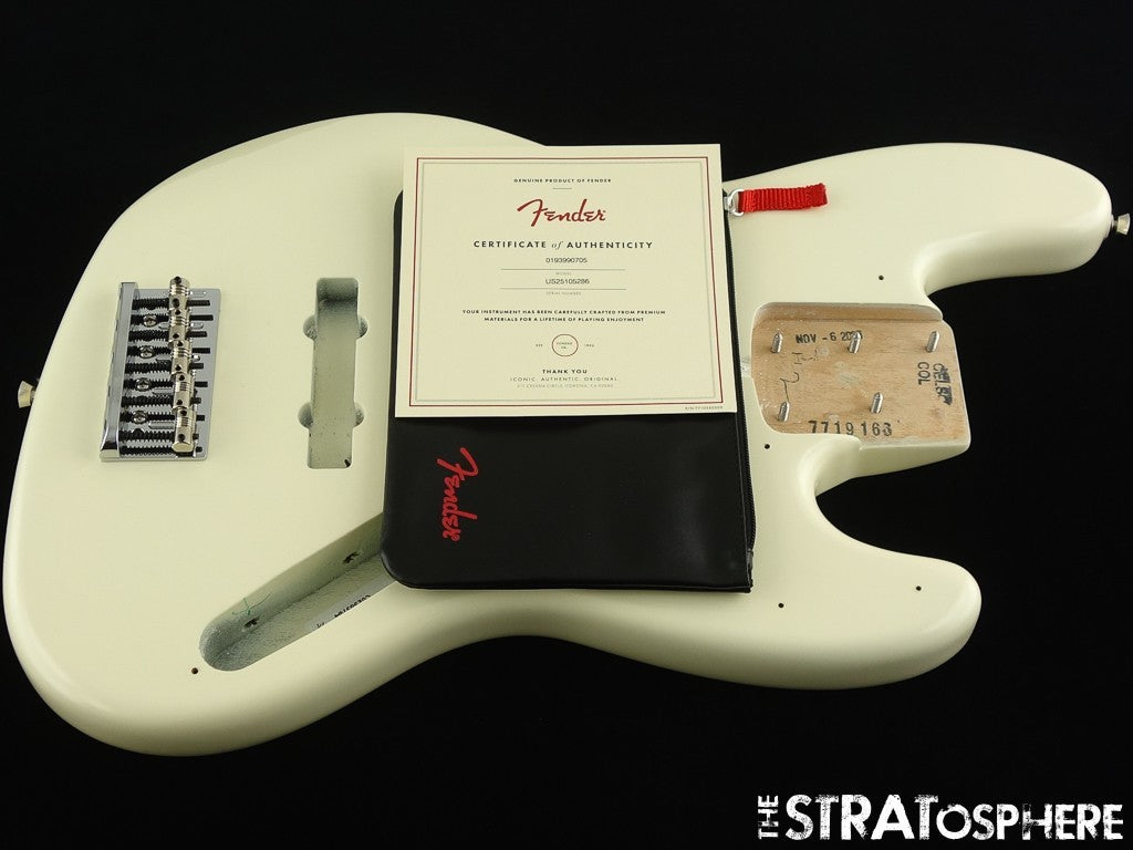 Fender American Professional II Jazz Bass V 5 BODY + HARDWARE Olympic White