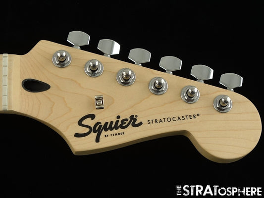 Fender Squier Sonic Series Strat, NECK & TUNERS Guitar Part MN Maple!