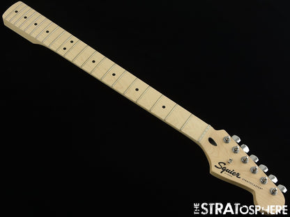 Fender Squier Sonic Series Strat, NECK & TUNERS Guitar Part MN Maple!