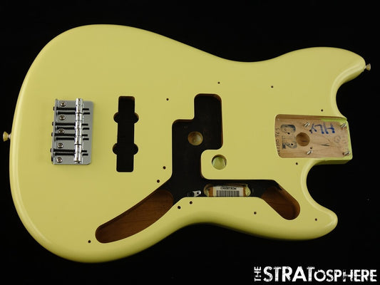 Fender Player II Mustang Bass PJ BODY HARDWARE Precision Offset Hialeah Yellow