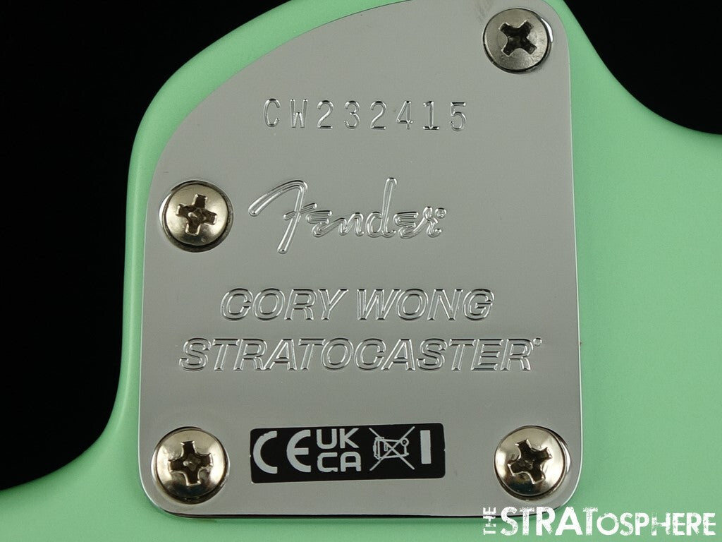 USA Fender Cory Wong Strat BODY &HARDWARE Ltd Lacquer Satin Surf Green