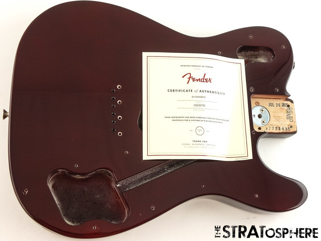 Fender AV II American Vintage 1977 Telecaster Custom, BODY Tele 77 Wine
