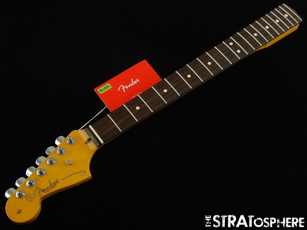 LEFTY Fender American Professional II Jazzmaster NECK +TUNERS, Deep C, Rosewood