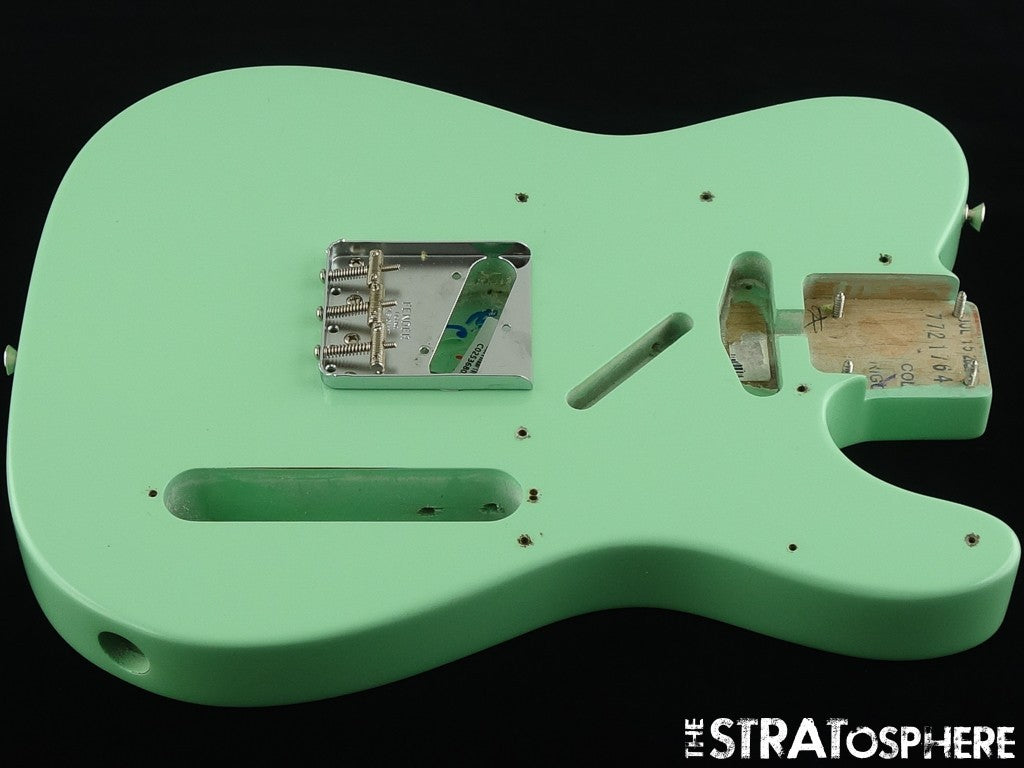 Fender AV II American Vintage 1963 Telecaster BODY & HARDWARE 63 Tele Surf Green