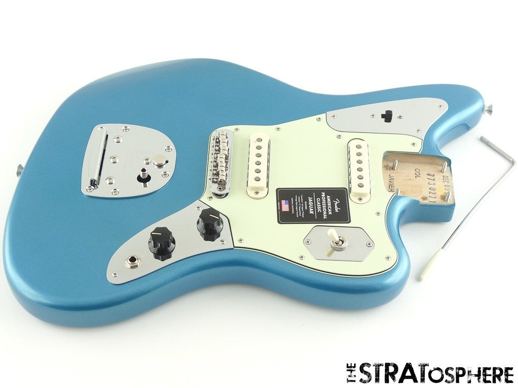 Fender American Professional Classic Jaguar LOADED BODY Faded Lake Placid Blue