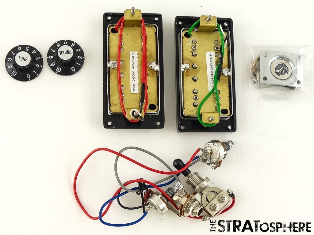Fender Squier Affinity Starcaster Deluxe Humbucker PICKUPS POTS KNOBS, Guitar.
