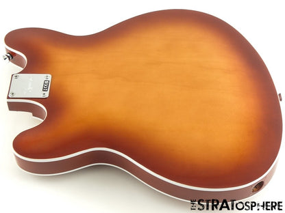 Fender Squier Affinity Starcaster Deluxe BODY + HARDWARE Semi-Hollow Siennaburst