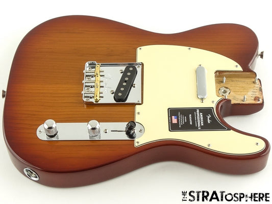 Fender American Professional II Telecaster LOADED BODY Tele Pine Sienna Sunburst