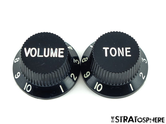 Charvel Pro Mod DK24 2 GUITAR KNOBS, Control Volume Tone Part Black.