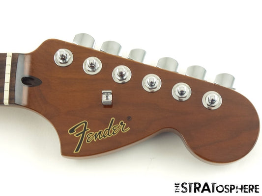 Fender Tom Delonge Starcaster NECK w/ LOCKING TUNERS, ''C'' Roasted Slab Rosewood.