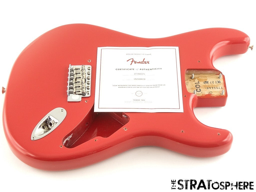 Fender American Professional Classic Strat BODY +HARDWARE, Faded Dakota Red