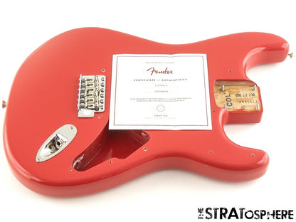 Fender American Professional Classic Strat BODY +HARDWARE, Faded Dakota Red