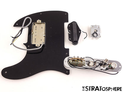 Fender Squier Affinity Tele FMT SH LOADED PICKGUARD Pickups Plate Knobs Black