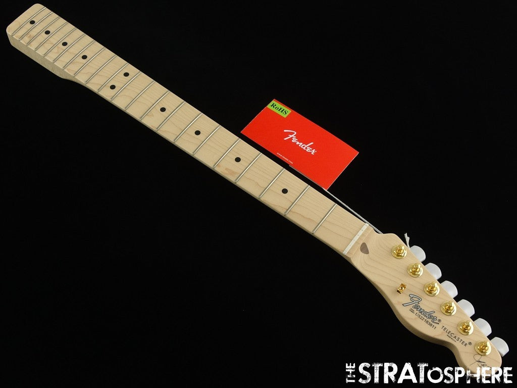 USA Fender JAMES BURTON Telecaster Tele NECK + TUNERS Maple, Satin 60s ''U'' Shape
