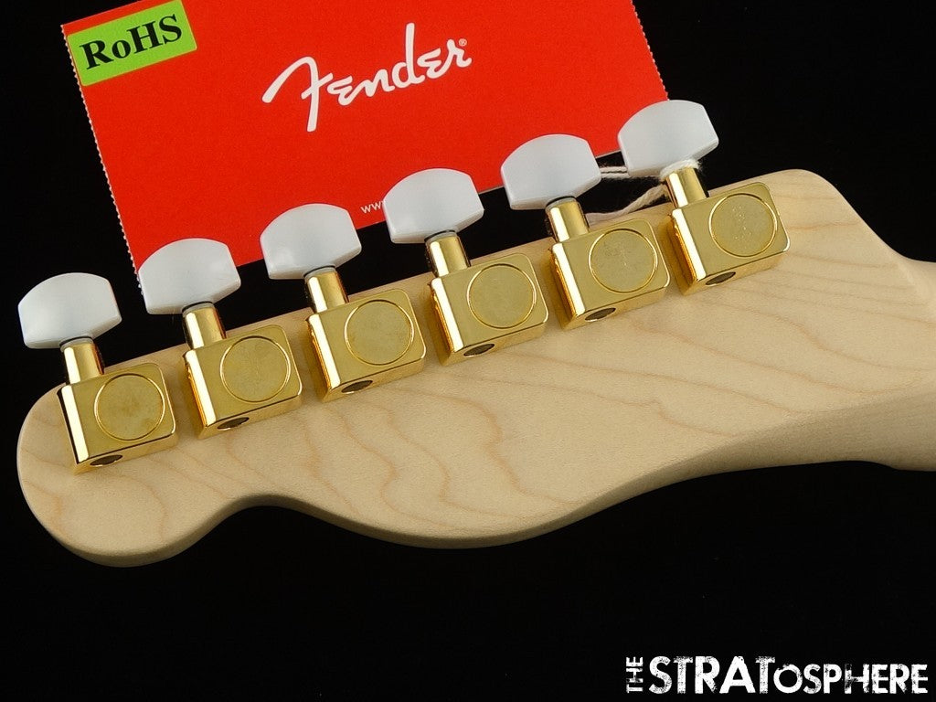 USA Fender JAMES BURTON Telecaster Tele NECK + TUNERS Maple, Satin 60s ''U'' Shape
