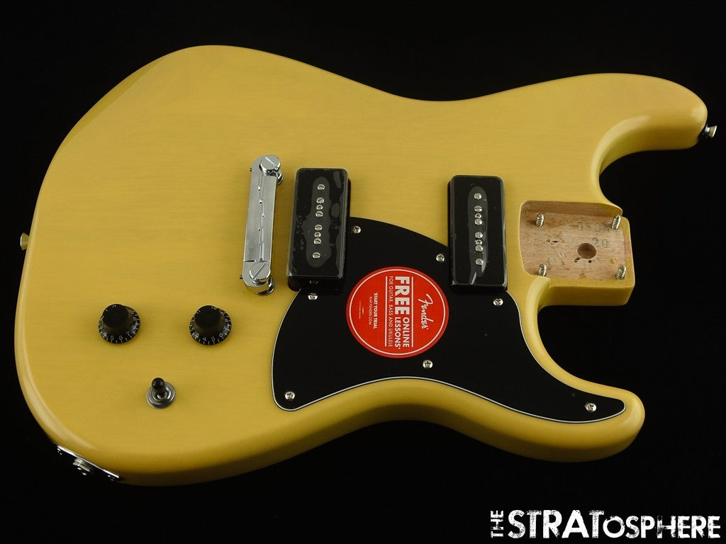 Fender Squier Paranormal Strat-O-Sonic LOADED BODY Strat Vintage Blonde.