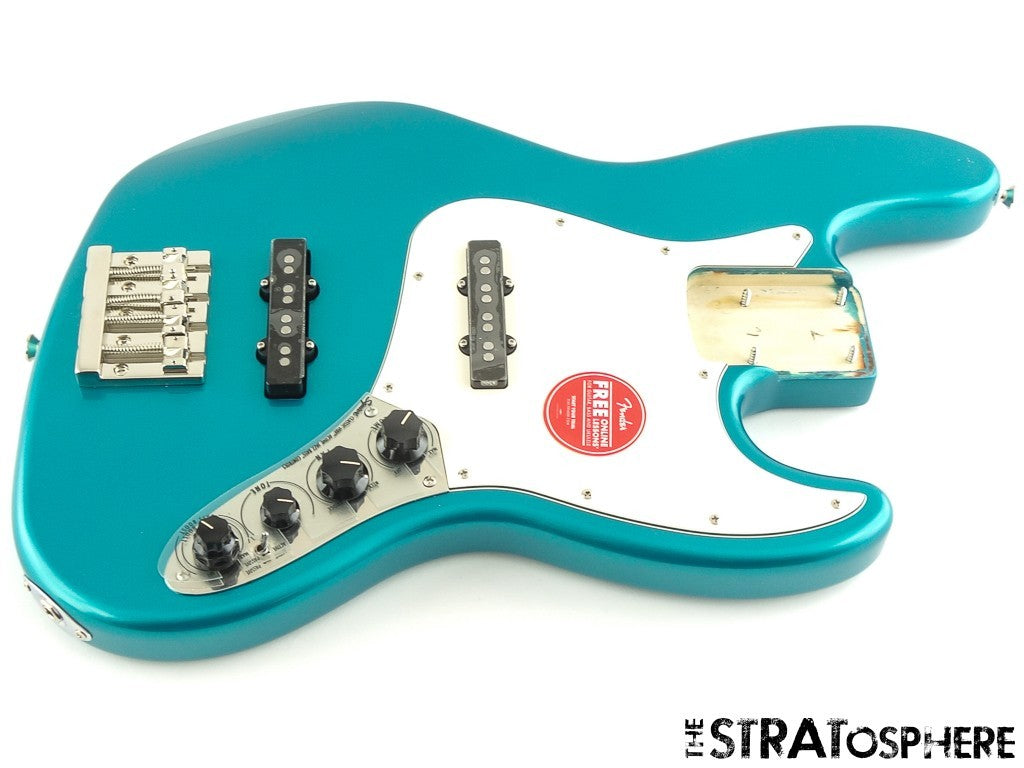 Fender Squier Classic Vibe Active 70s Jazz Bass, LOADED BODY, Ocean Turquoise